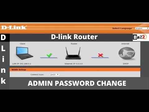 d-link admin password change