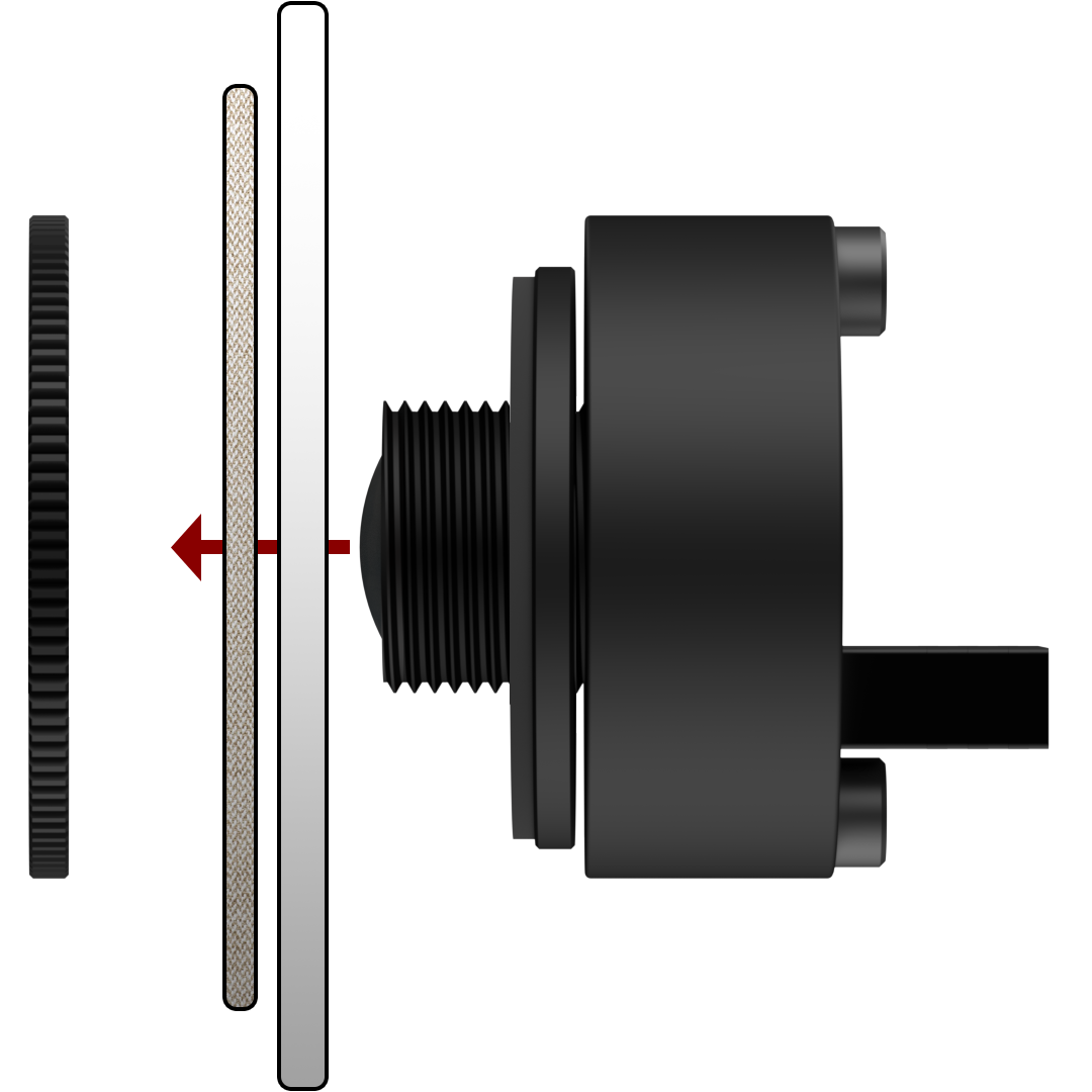 Black Faradite Motion Sensor 360 Volt Free dry contact push fit terminals