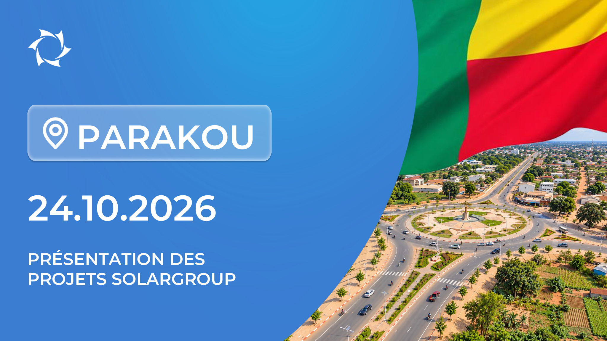 Présentation des projets SOLARGROUP à PARAKOU  au Bénin