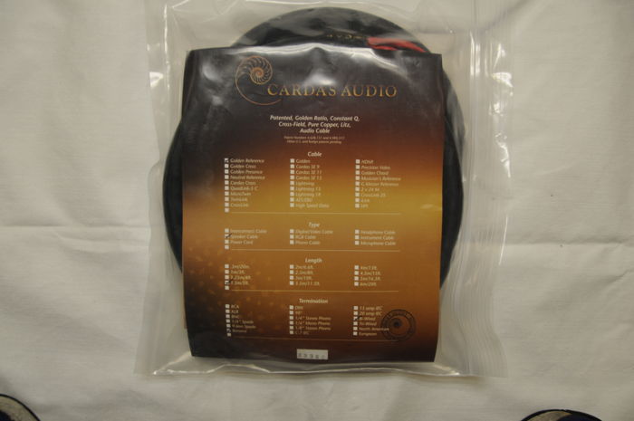 Cardas Audio Golden Reference speaker cables