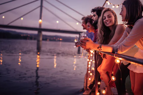 Sunset cruise in Istanbul