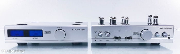 Cary SLP-05 Stereo Tube Preamplifier Silver; Remote (13...