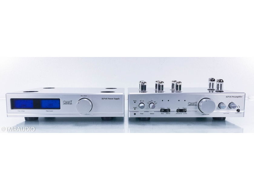 Cary SLP-05 Stereo Tube Preamplifier Silver; Remote (13355)