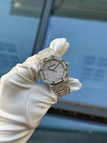 Audemars Piguet Royal Oak Self Winding 37mm White Gold Diamonds