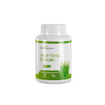 Aloe Vera Extrakt - 1000 mg 90 Kapseln