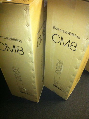 B&W CM8 gloss black New factory sealed