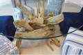 driftwood dining base detail