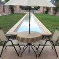Outdoor Tablecloth with Umbrella Hole