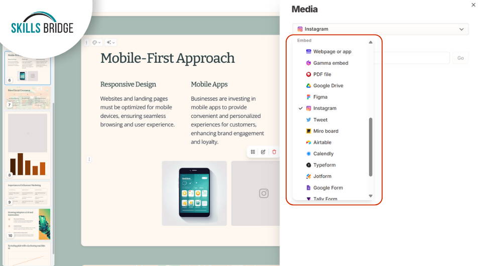 apps hoặc webpages