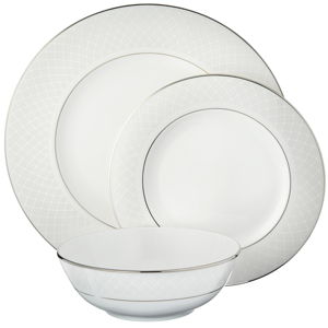 Lenox Venetian Lace 3-Piece Place Setting, White