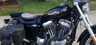 2014 HARLEY-DAVIDSON SPORTSTER 1200 CUSTOM motorcycle for rent near DICKINSON, TX