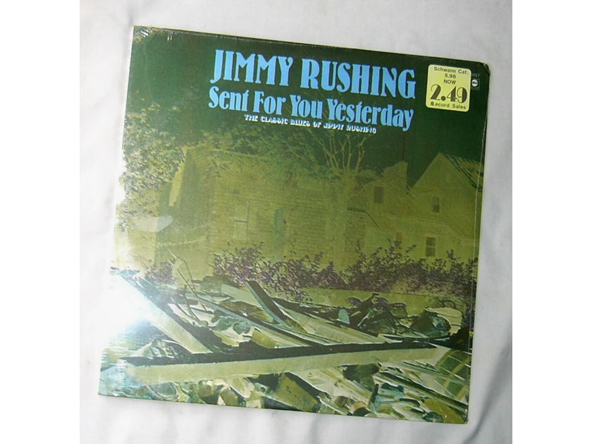 JIMMY RUSHING LP-- - SENT FOR  YOU YESTERDAY-- rare 1973 SEALED blues album on Bluesway