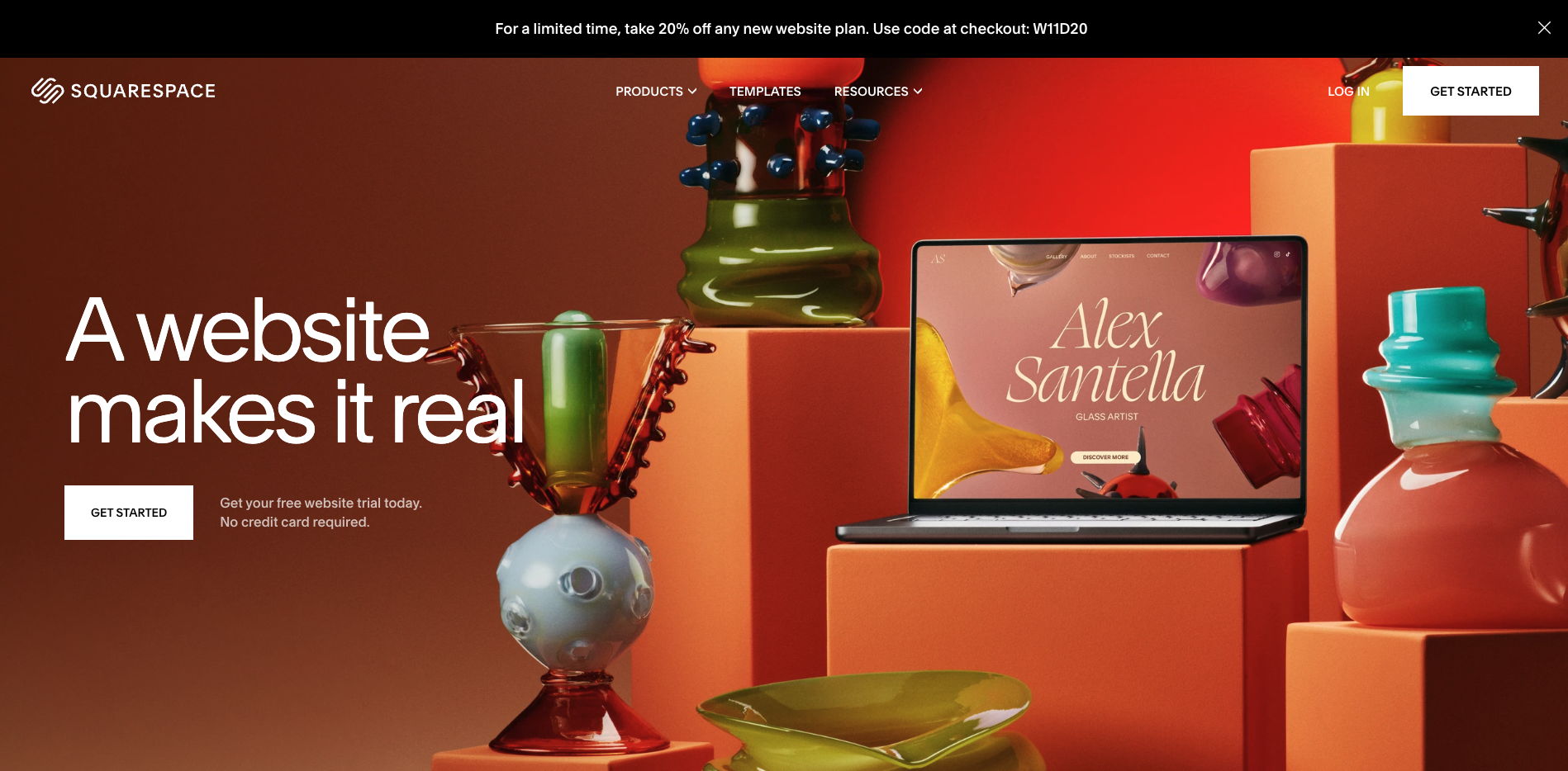 squarespace website