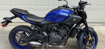 2025 YAMAHA MT-07 motorcycle for rent near Camas, WA