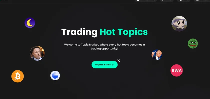 Topic Market - trading hot topics