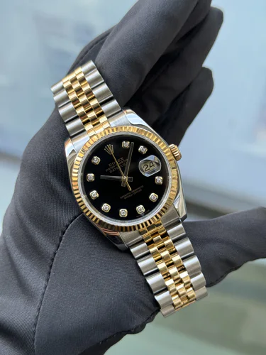 Rolex Datejust 36 Black Diamonds Dial