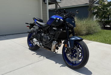 2025 YAMAHA MT-07 motorcycle for rent near Jacksonville, FL