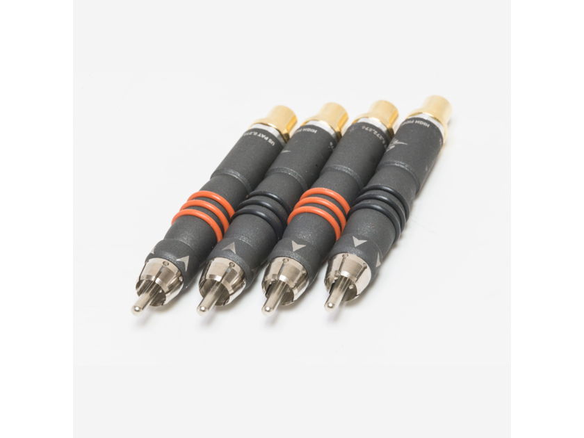 High Fidelity Cables RCA Adapters full set (4) 20% OFF