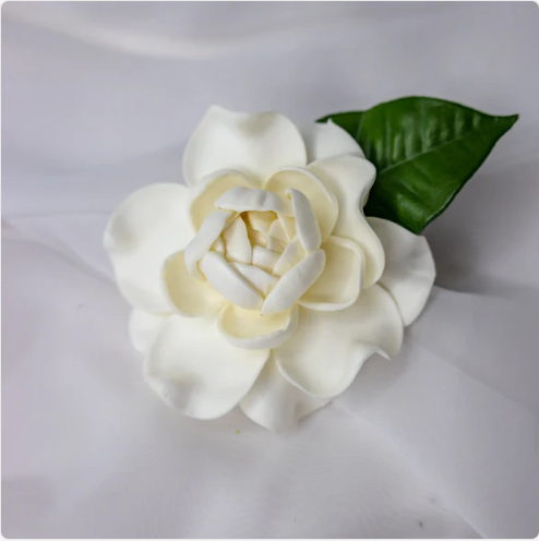 Closed Gardenia (6 Pack) - Realistic Artificial Flowers - Image 2