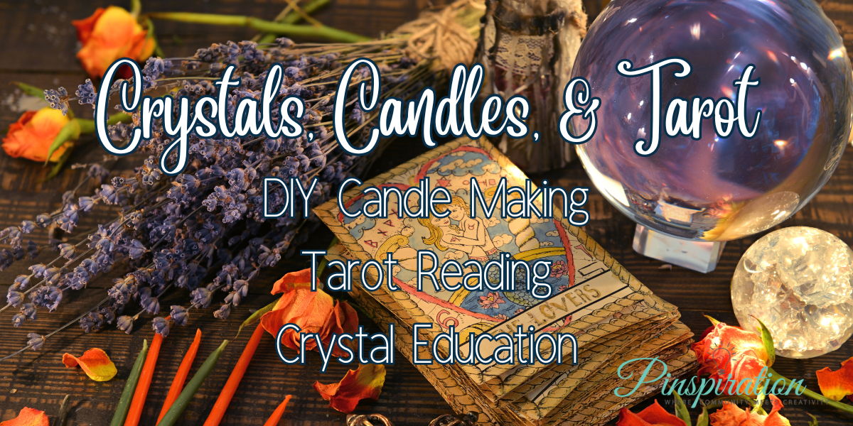 Crystals, Candles, & Tarot promotional image