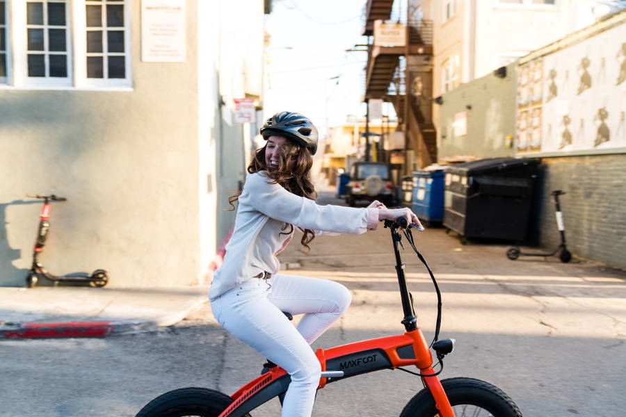 e-bikeに乗り振り返り