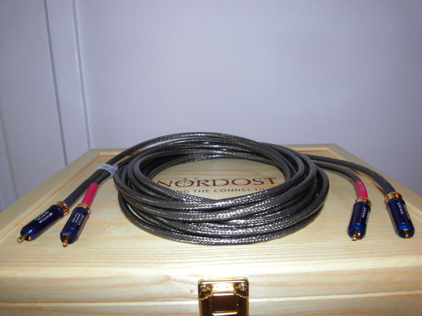 NORDOST TYR (1); 4 Meter Stereo Interconnect with WBT RCAs