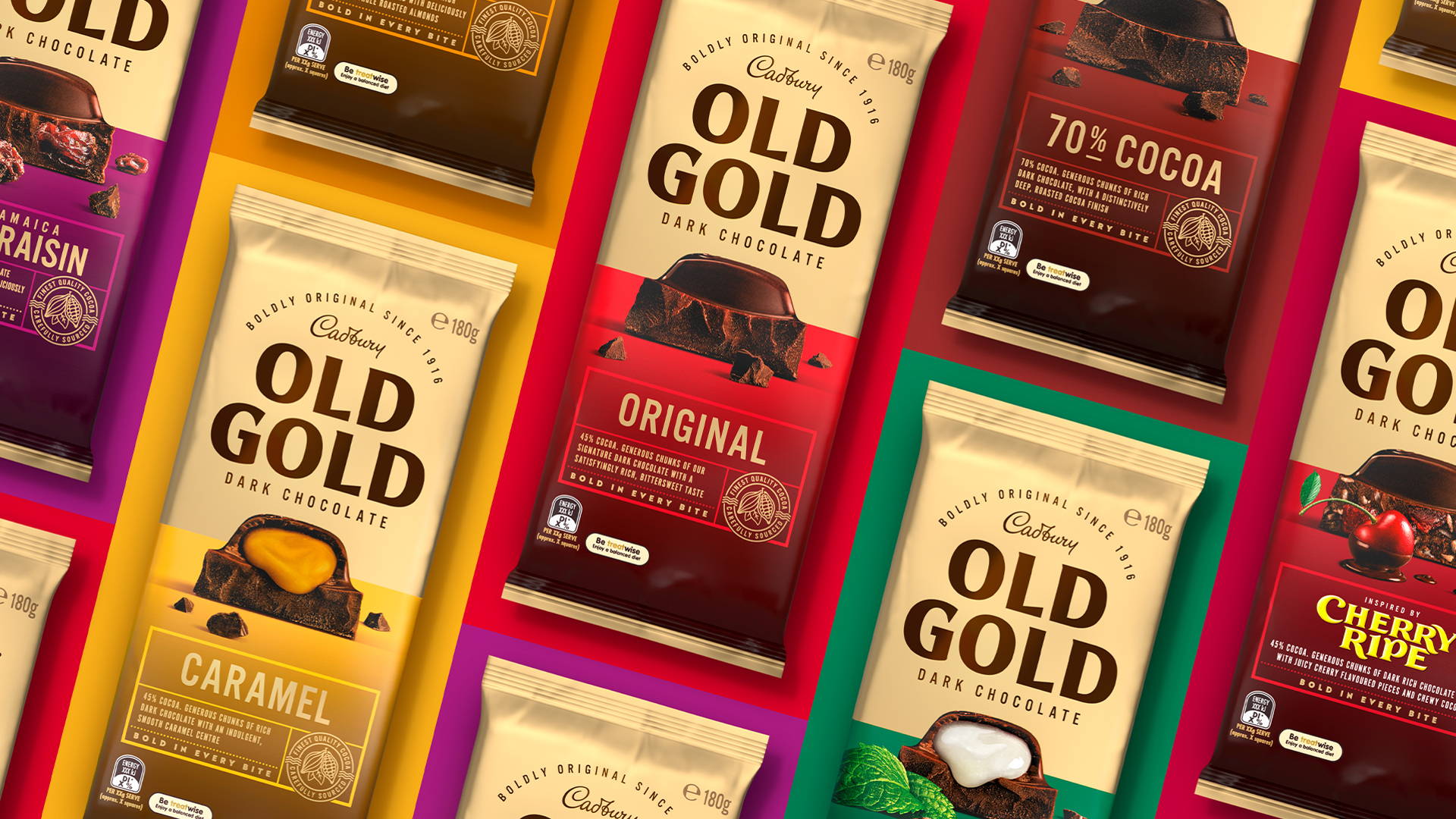 Featured image for Bulletproof Gives Aussie Heritage Chocolate Brand Old Gold A New Look