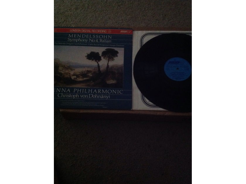Mendelssohn - Symphony No. 4 Italian London Records U.K. Vinyl NM