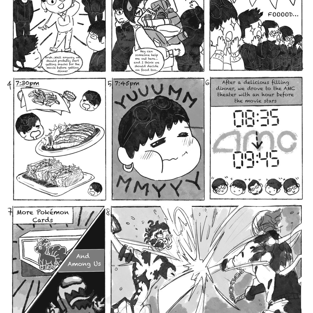 Image of Hangout Comic Page