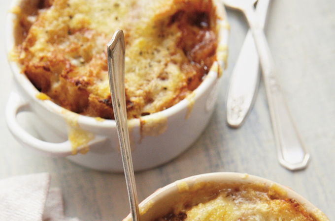 French Onion and Tomato Soup