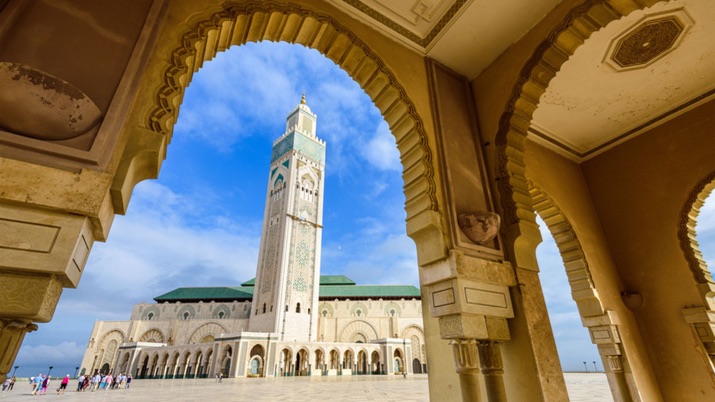 Hassan II Mosque is a stunning landmark that represents the rich history and traditions of Morocco