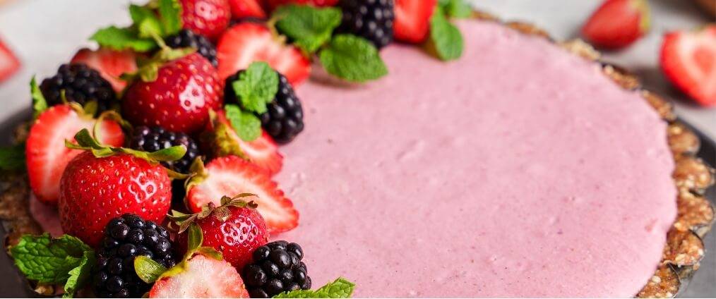 Raw Vegan Berry Tart - ENERGY+ SuperShot