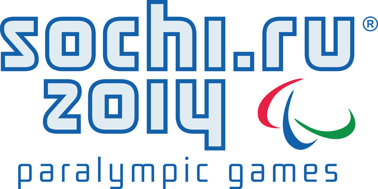 Векторная эмблема паралимпийских игр в Сочи 2014