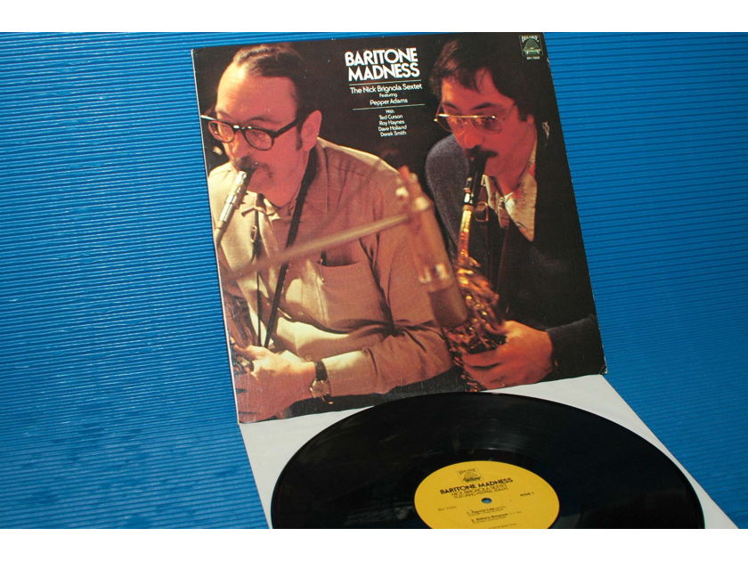 THE NICK BRIGNOLA SEXTET  - "Baritone Madness" -  Bee Hive 1978 1st pressing