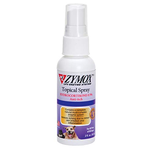 Zymox Topical Spray with Hydrocortisone vs Flonase 24HR Allergy Relief