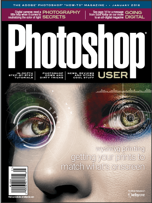 Журнал "Photoshop User" - Январь 2016 (английский язык)