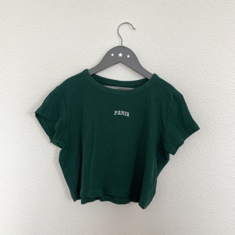 Grünes Cropped T-Shirt von RUBY