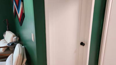 New interior door