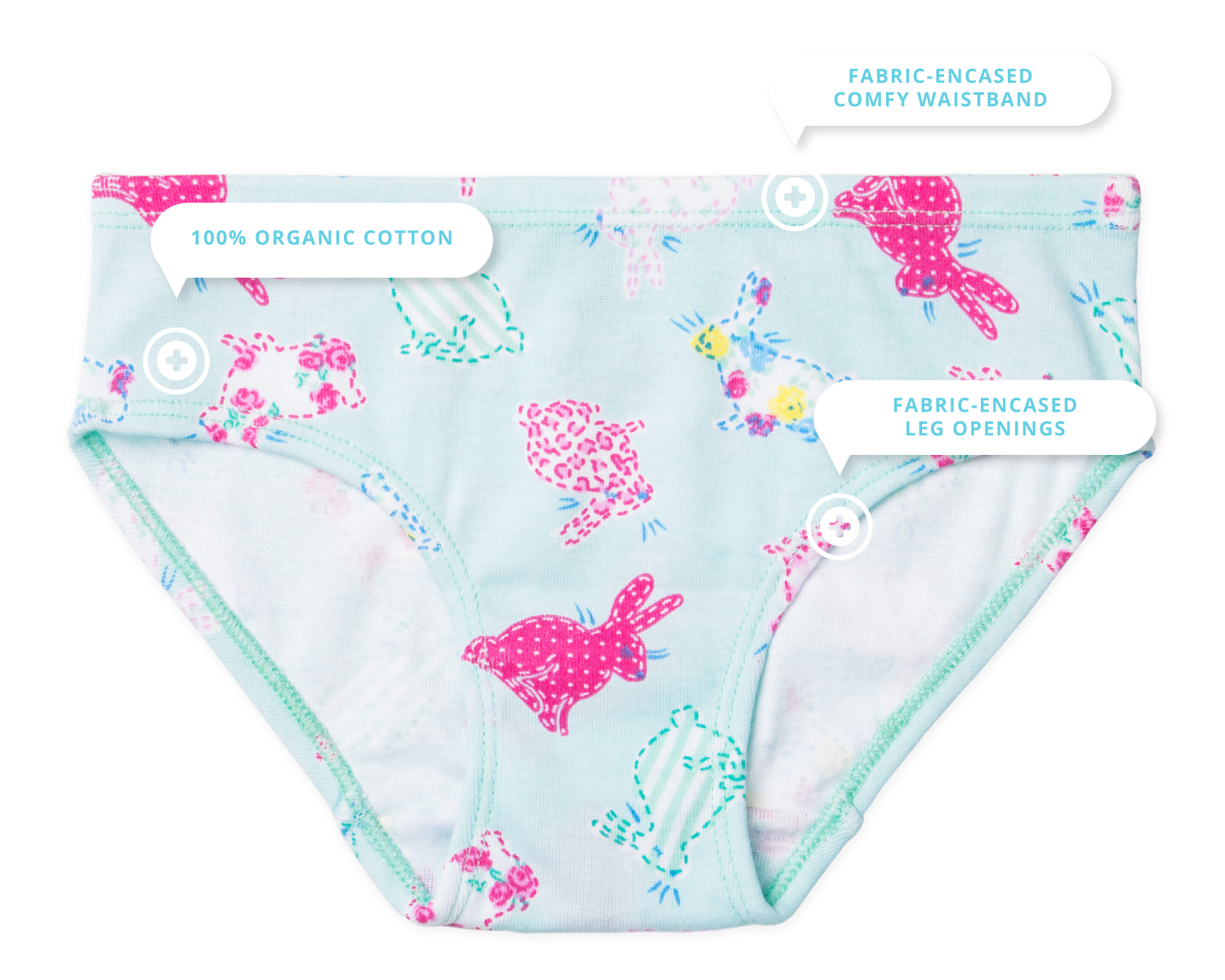 Gracie Girls Organic Cotton Briefs