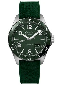 SeaQ Panorama Date Stainless Steel / Green / Rubber - Folding