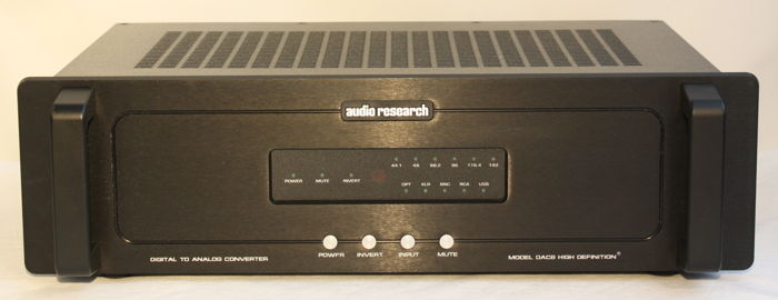 Audio Research DAC-8 D/A Converter. Black. With Warranty!