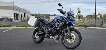 2015 TRIUMPH TIGER 800 XCX motorcycle for rent near Jefferson, OR