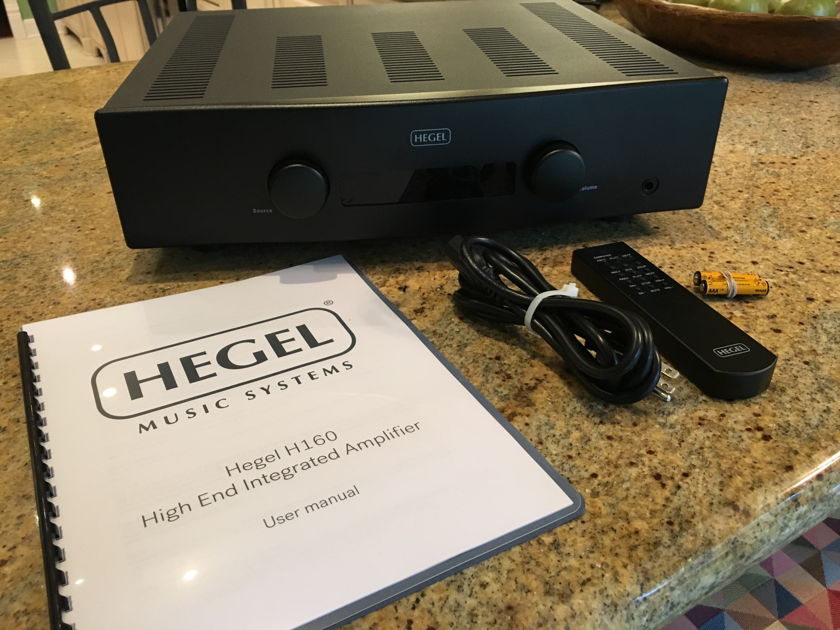 Hegel H160 Integrated Amp - Black