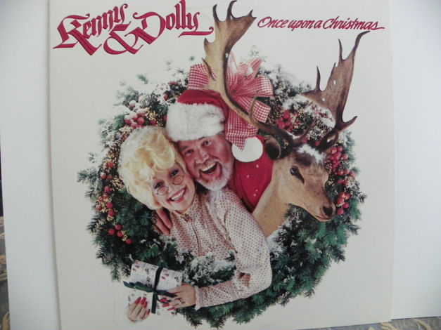 KENNY ROGERS & DOLLY PARDON - ONCE UPON A CHRISTMAS NM
