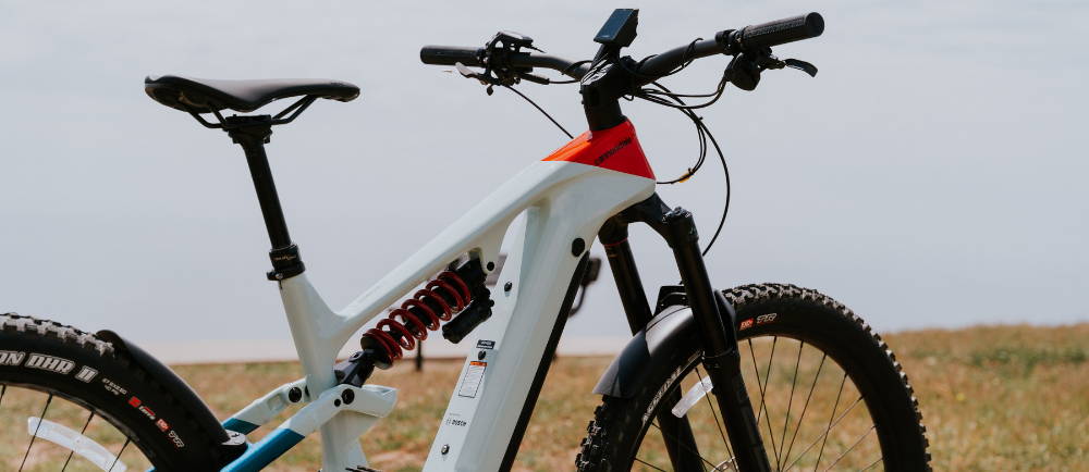 A Cannondale e-MTB