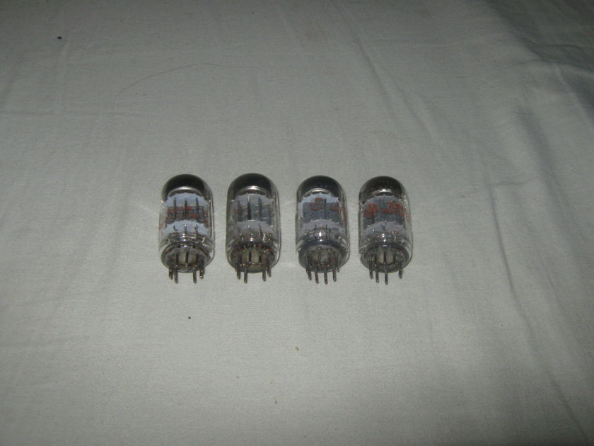 Ge Military 12au7 12AU7 WA 6189 nos matched tubes quad nos
