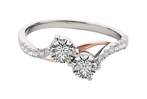 Lab diamond Two-Stone Rings