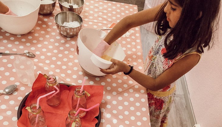 miss cherry coco soap party