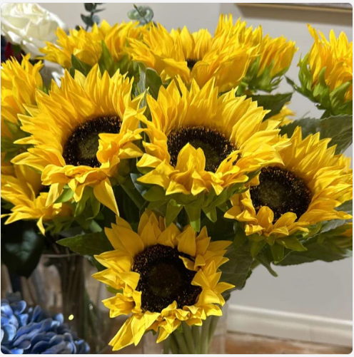 Real Touch Sunflowers in Water - Realistic Artificial Flowers - Image 7