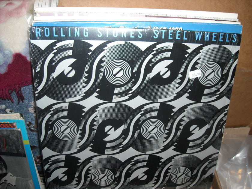 Rolling Stones - Steel Wheels Rolling Stones LP (c)